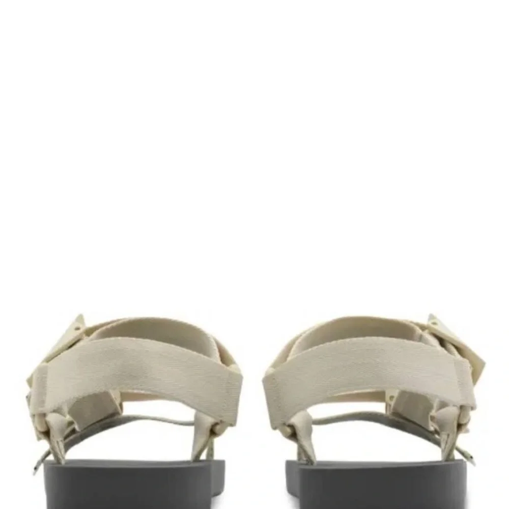 Burberry Equestrian Knight Cream Trek Sandals - Picture 3 of 8